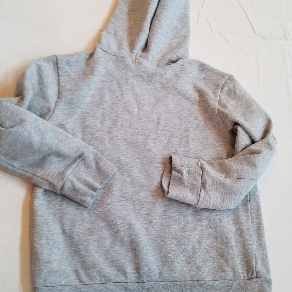 Boys Gray Batman Pullover Hoodie Sizes M & L - Picture 10 of 11